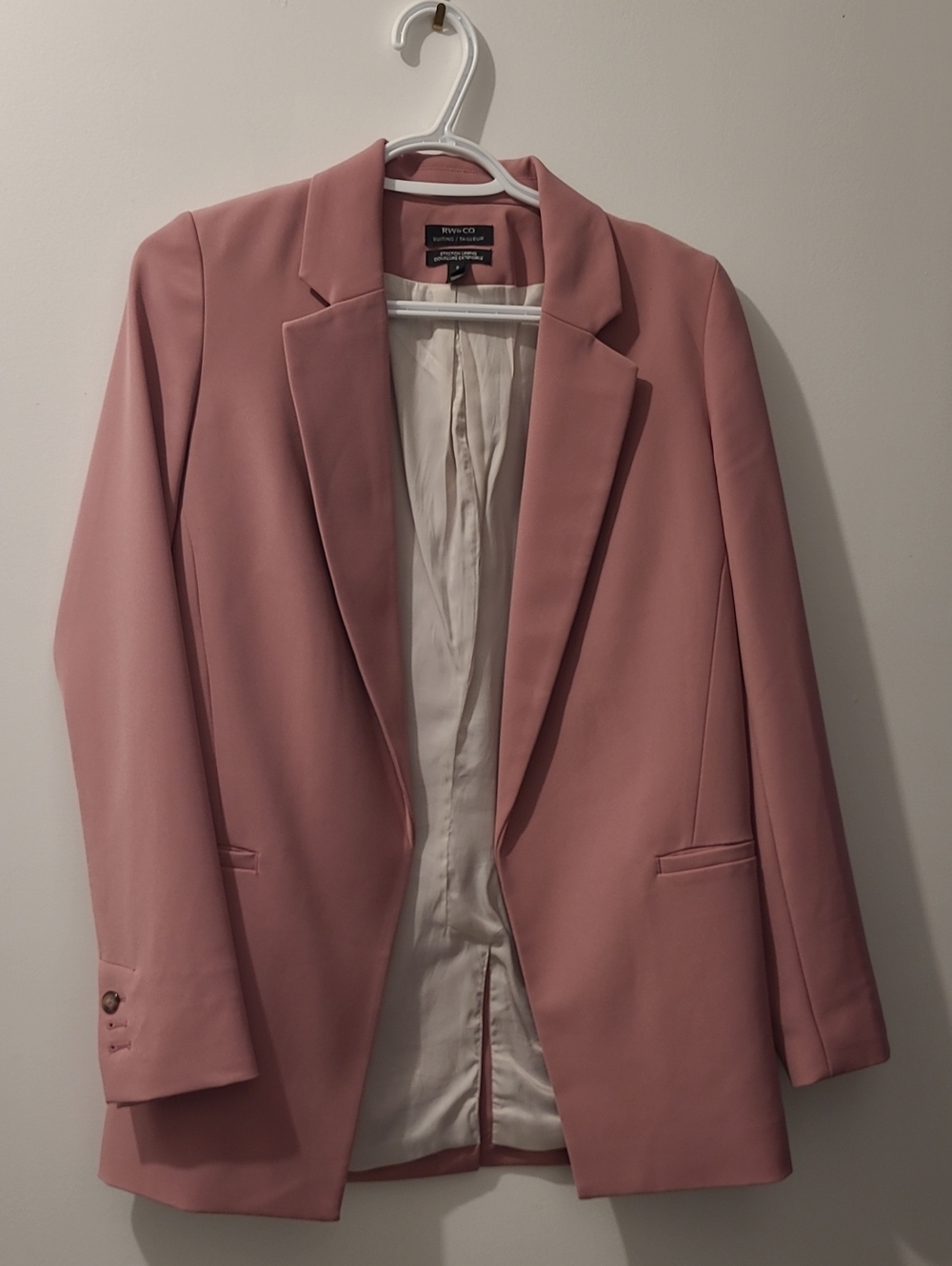 White House Black Market Dusty Pink Blazer